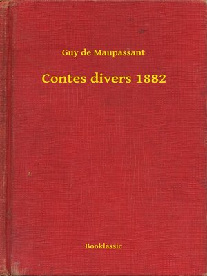 cover image of Contes divers 1882